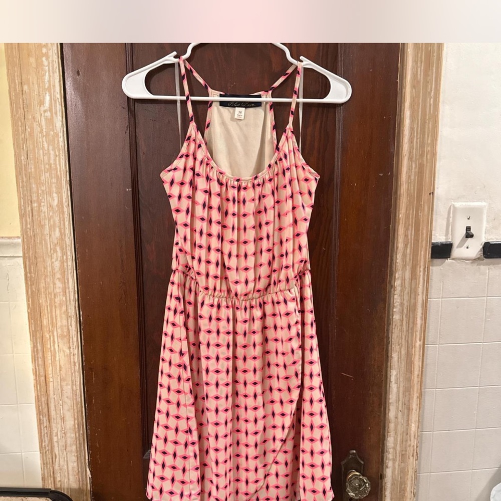 Pink pattern dress